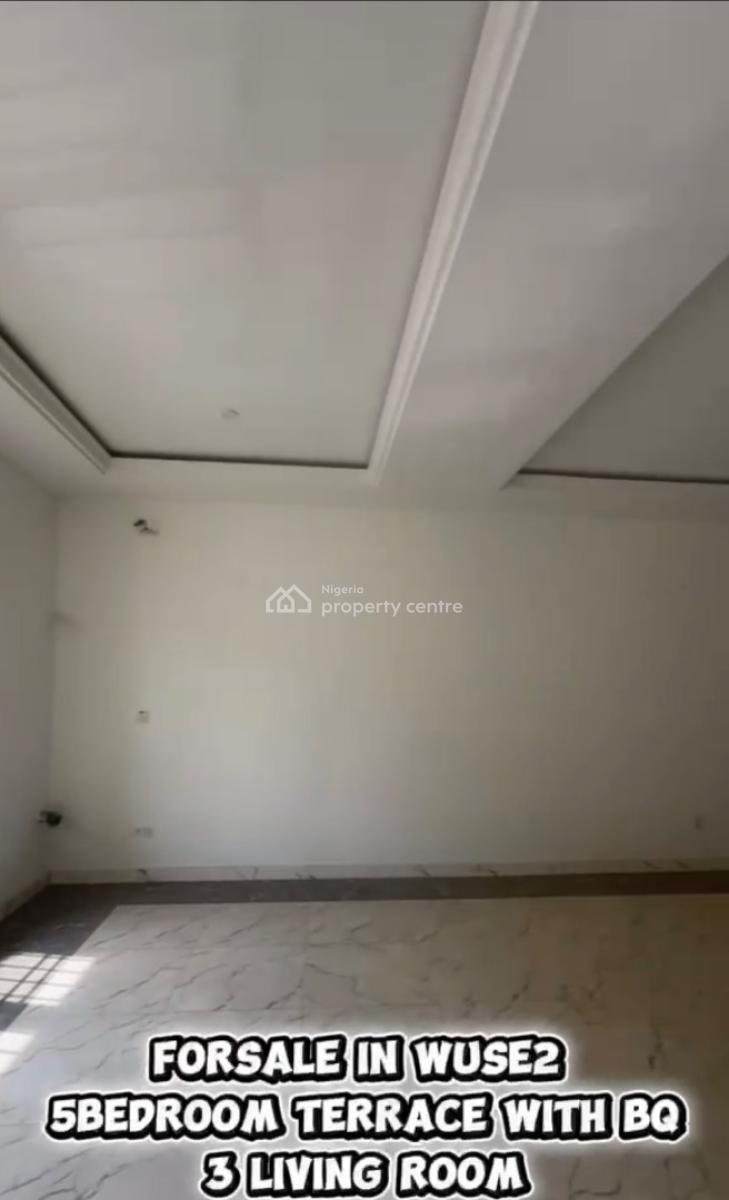 5 Bedrooms with Bq, 3 Living Rooms, Wuse 2, Abuja, Terraced Duplex for Sale
