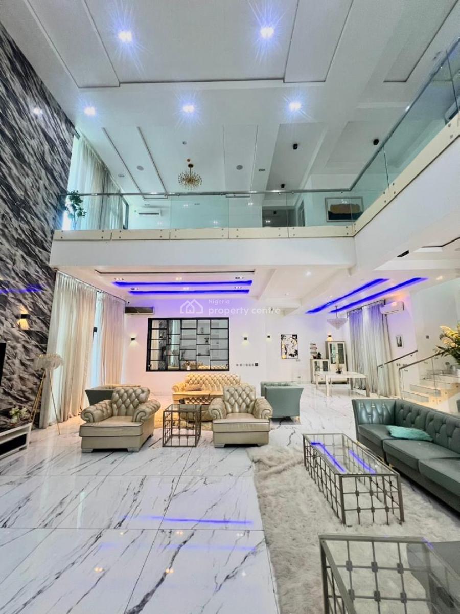 Spacious and Luxury 5-bedroom Fully Detached House with 2-room, Osapa, Lekki, Lagos, Detached Duplex for Sale