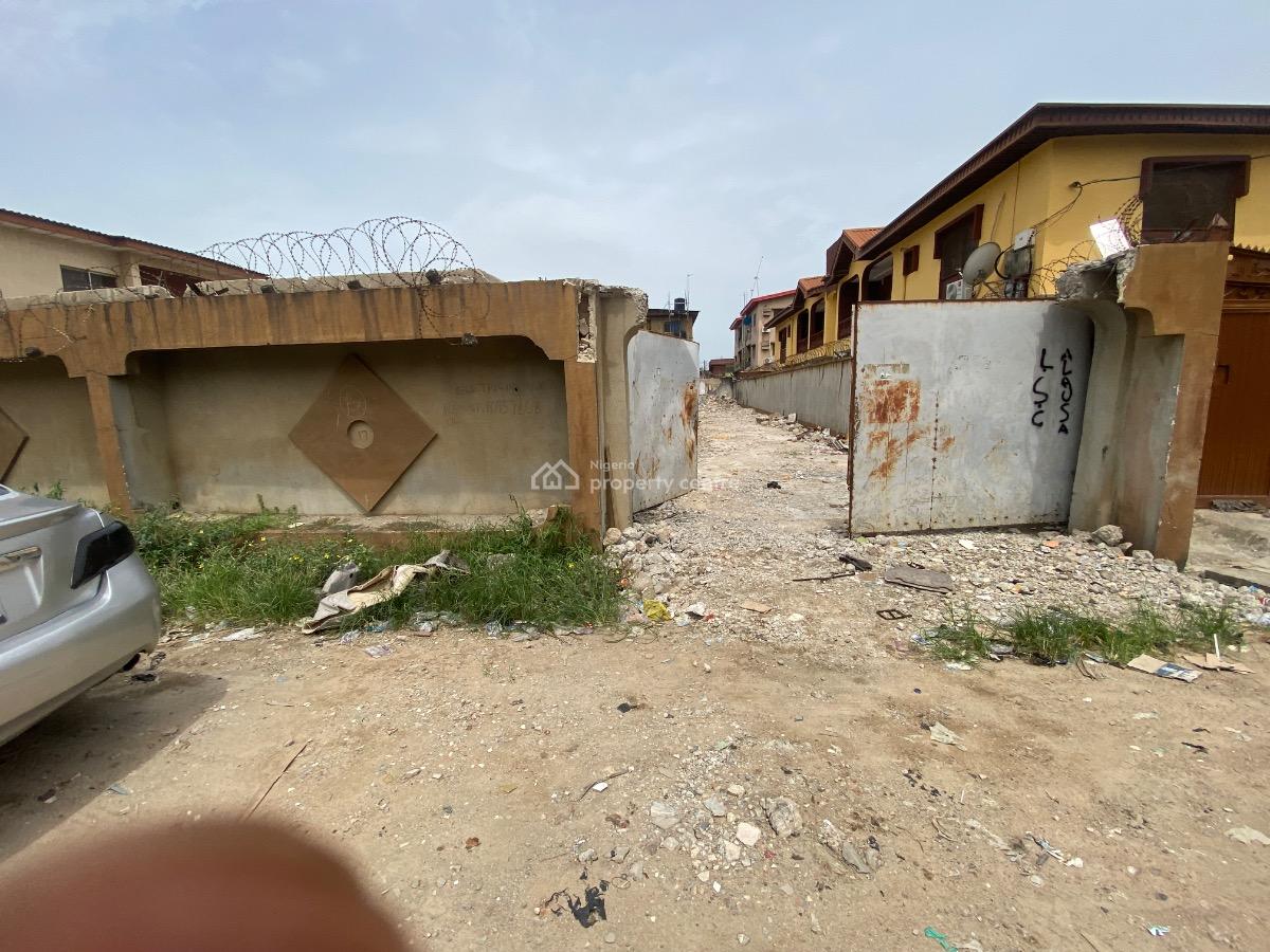 Gated Dry Full Plot of Land with Cofo, Off Bayo Oyewale Street, Ago Palace, Isolo, Lagos, Mixed-use Land for Sale