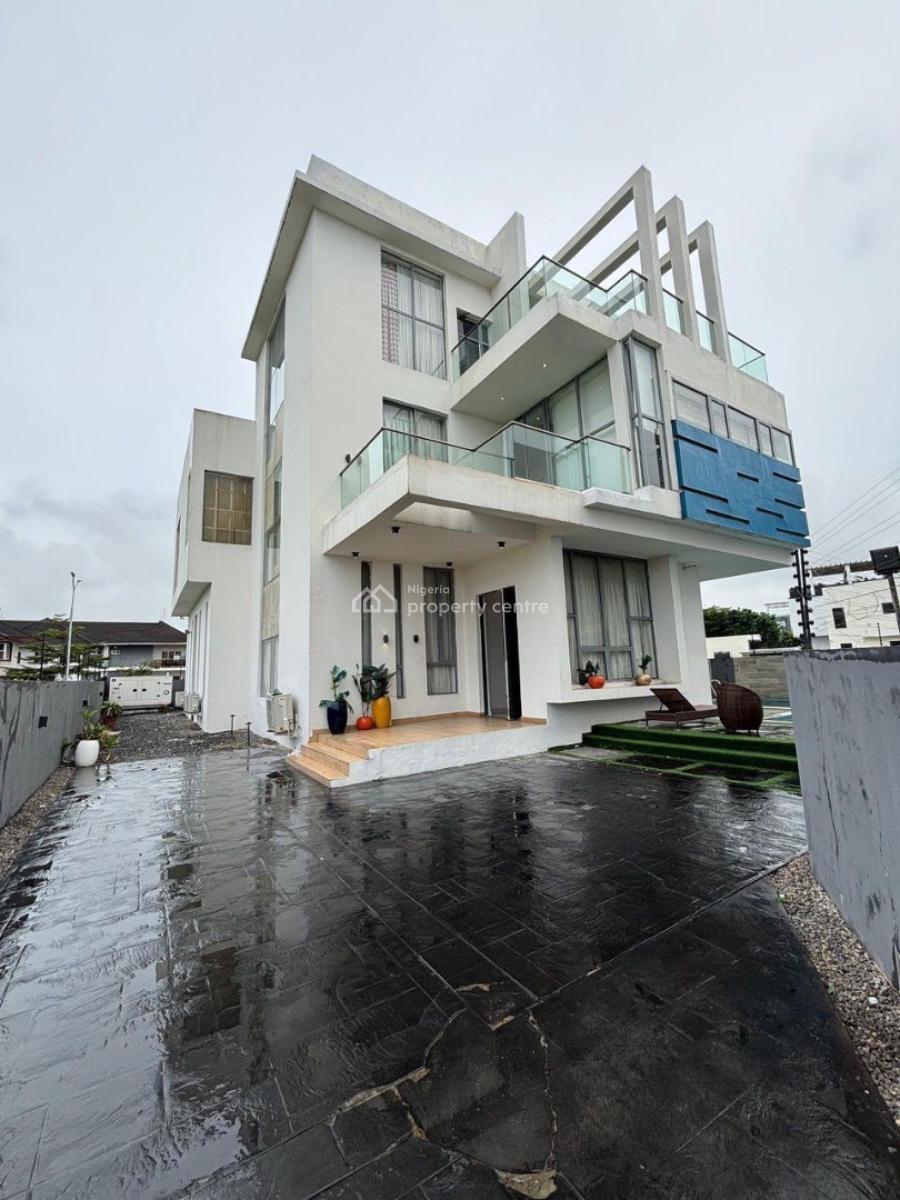 Luxury Waterfront 5-bedroom Fully Detached Duplex, Fully Furnished, Osapa, Lekki, Lagos, Detached Duplex for Sale