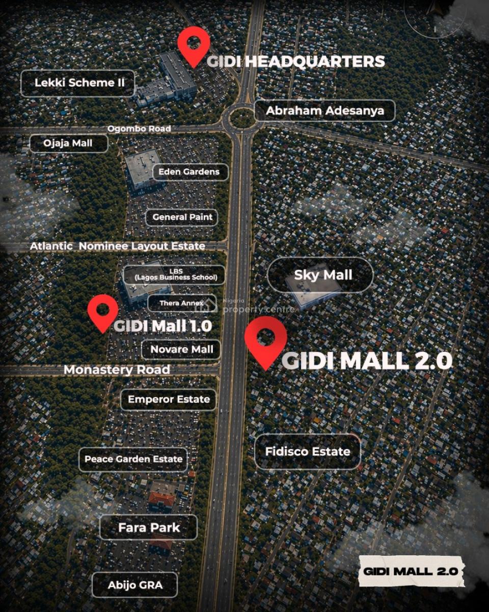 Secure That Commercial Space in a Fasting Booming Area, Gidi Mall, Opposite Novare Mall, Sangotedo, Ajah, Lagos, Plaza / Complex / Mall for Sale