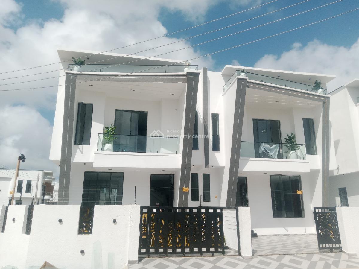 Luxury 4 Bedroom Semi Detached Duplex with Bq, Ajah, Lagos, Semi-detached Duplex for Sale