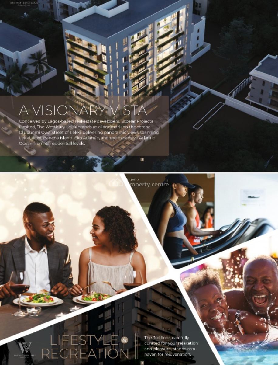 Luxury 2 Bedroom Apartment Off Plan, Lekki Phase 1, Lekki, Lagos, Block of Flats for Sale