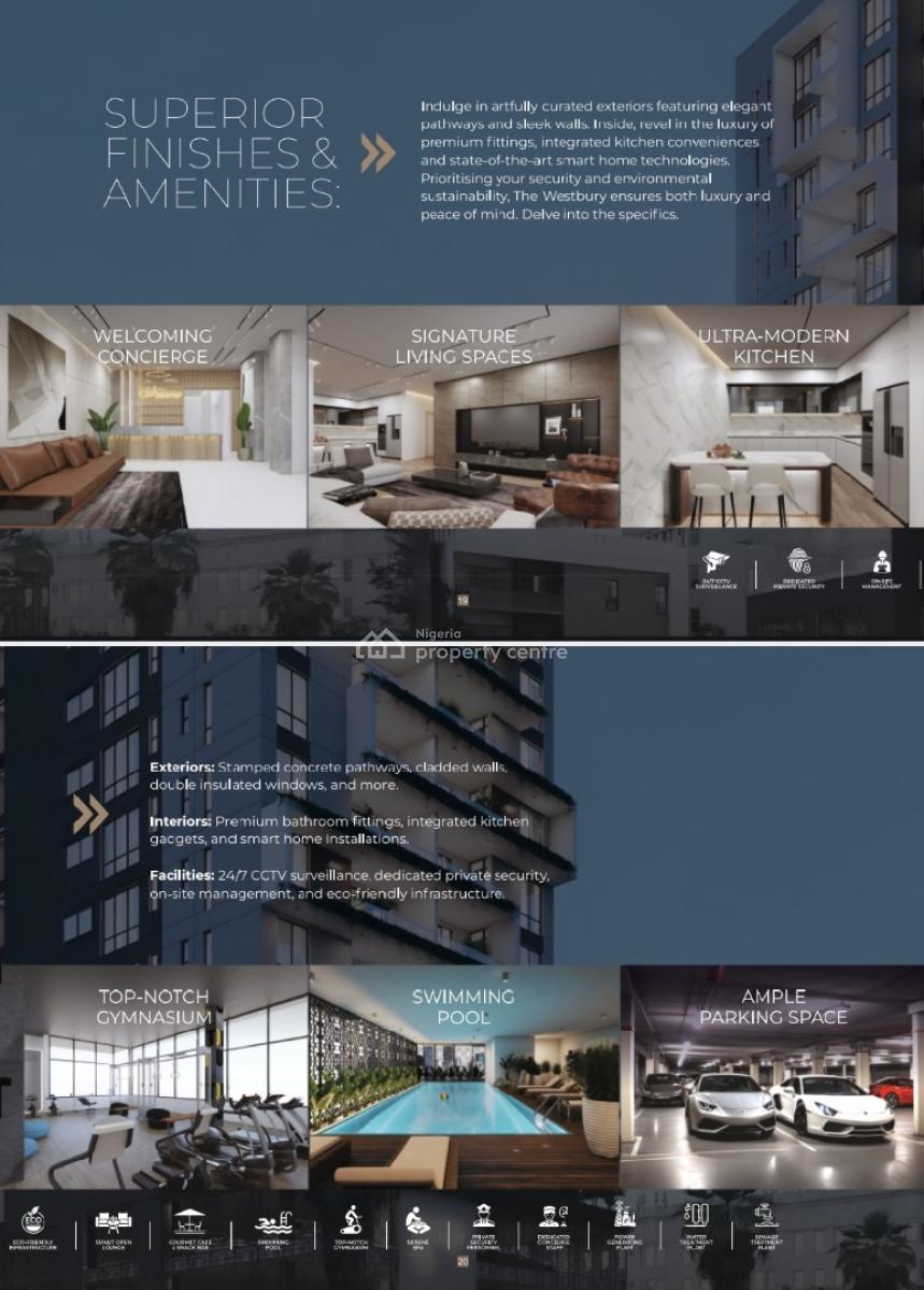 Luxury 3 Bedroom Apartment Off Plan, in The Heart of Lekki Phase 1, Lekki Phase 1, Lekki, Lagos, Block of Flats for Sale
