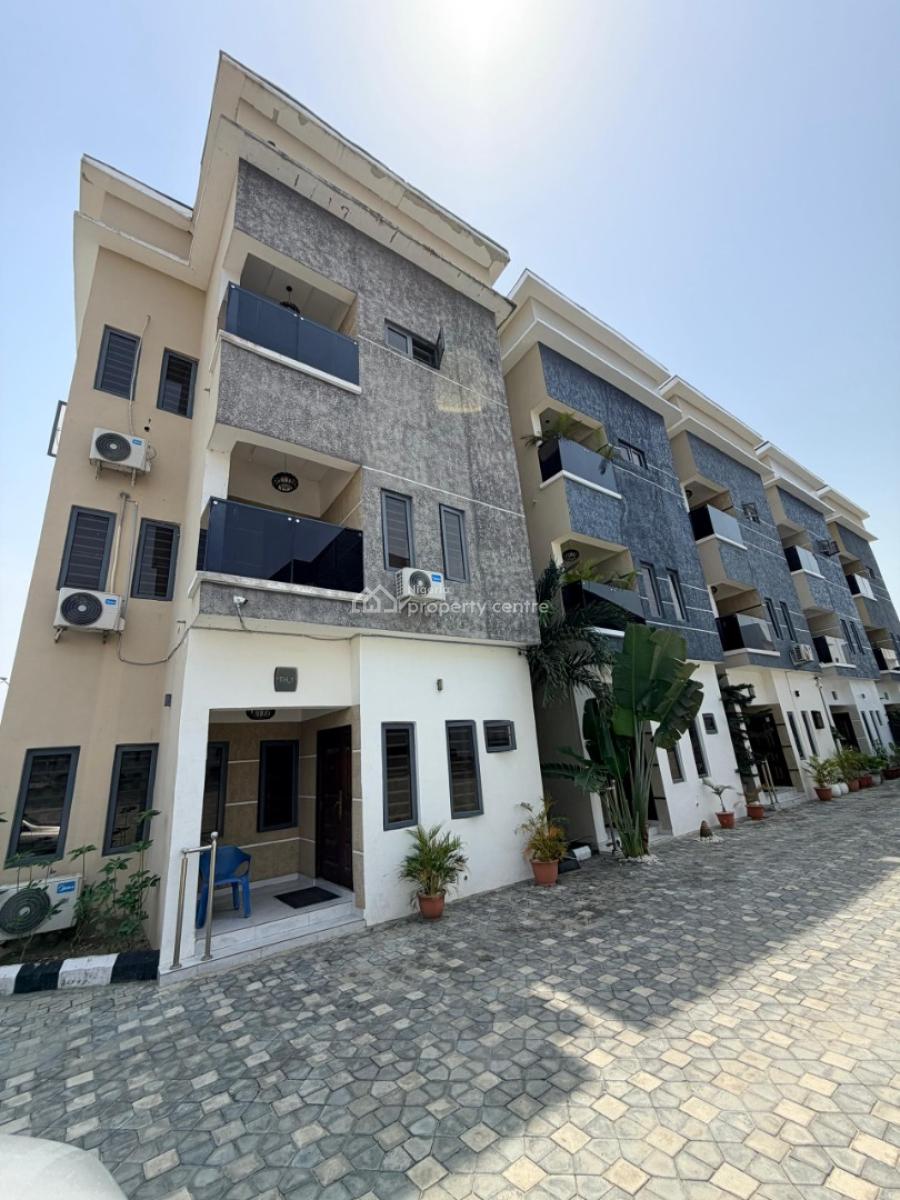 Luxurious Fully Furnished 4 Bedroom Terraced Duplex, Abraham Adesanya, Ajah, Lagos, Flat / Apartment for Rent
