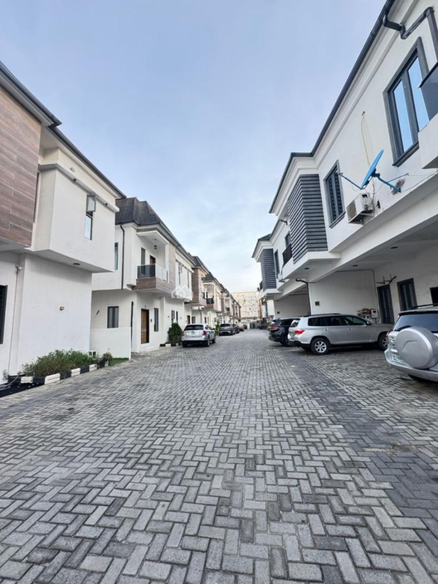 Luxury 4 Bedroom Serviced Terrace Duplex, Orchid Before Roundabout, Lekki, Lagos, Terraced Duplex for Rent
