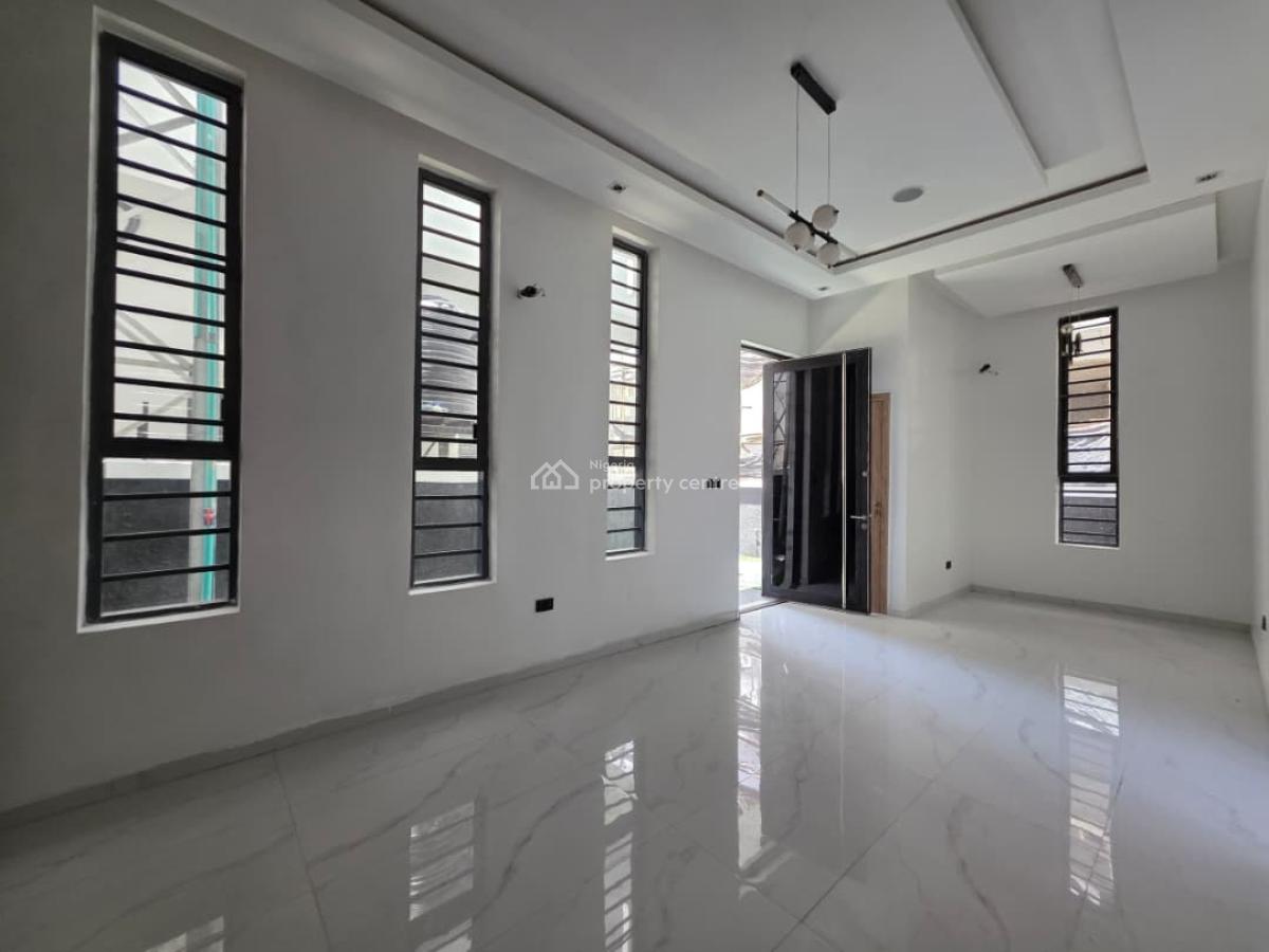 4bedroom Semi Detached Duplex with a Bq, Chevron, Lekki, Lagos, Semi-detached Duplex for Rent