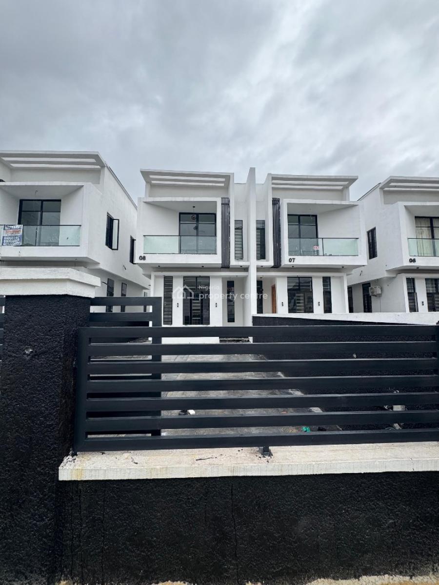 Brand New Luxury Built with a B Q, Idado, Lekki, Lagos, Semi-detached Duplex for Rent