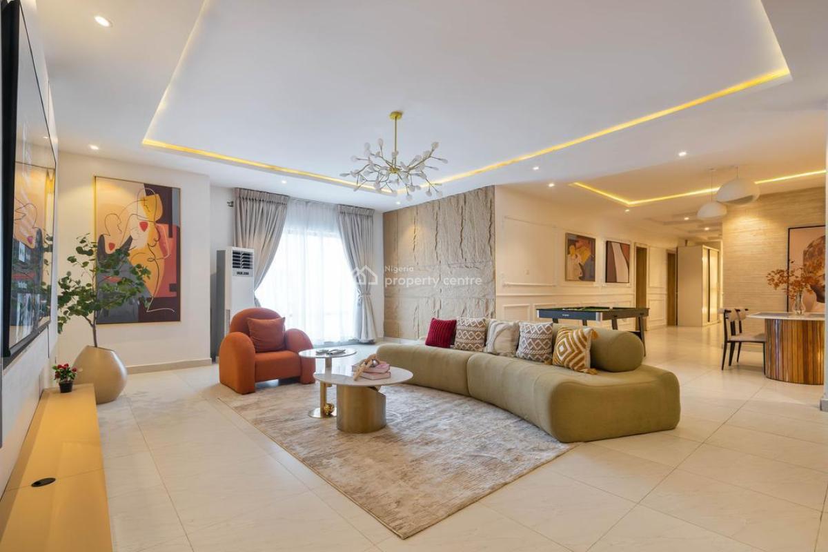 Luxurious Sea View 3 Bed Apartment, Off Admiralty Way, Lekki Phase 1, Lekki, Lagos, Flat / Apartment Short Let