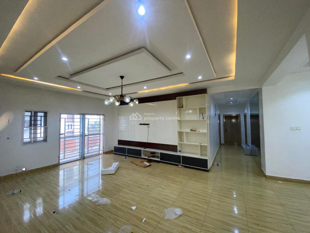 3 Bedroom Apartment with Bq, in a Well Serviced Estate, Wuye, Abuja, Flat / Apartment for Rent