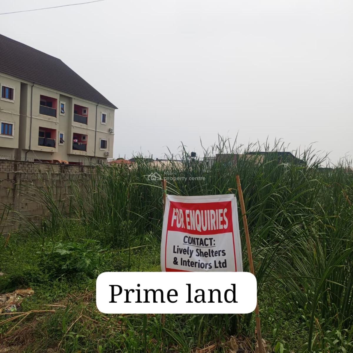 a Prime Land, H.v Estate, Sangotedo, Ajah, Lagos, Residential Land for Sale