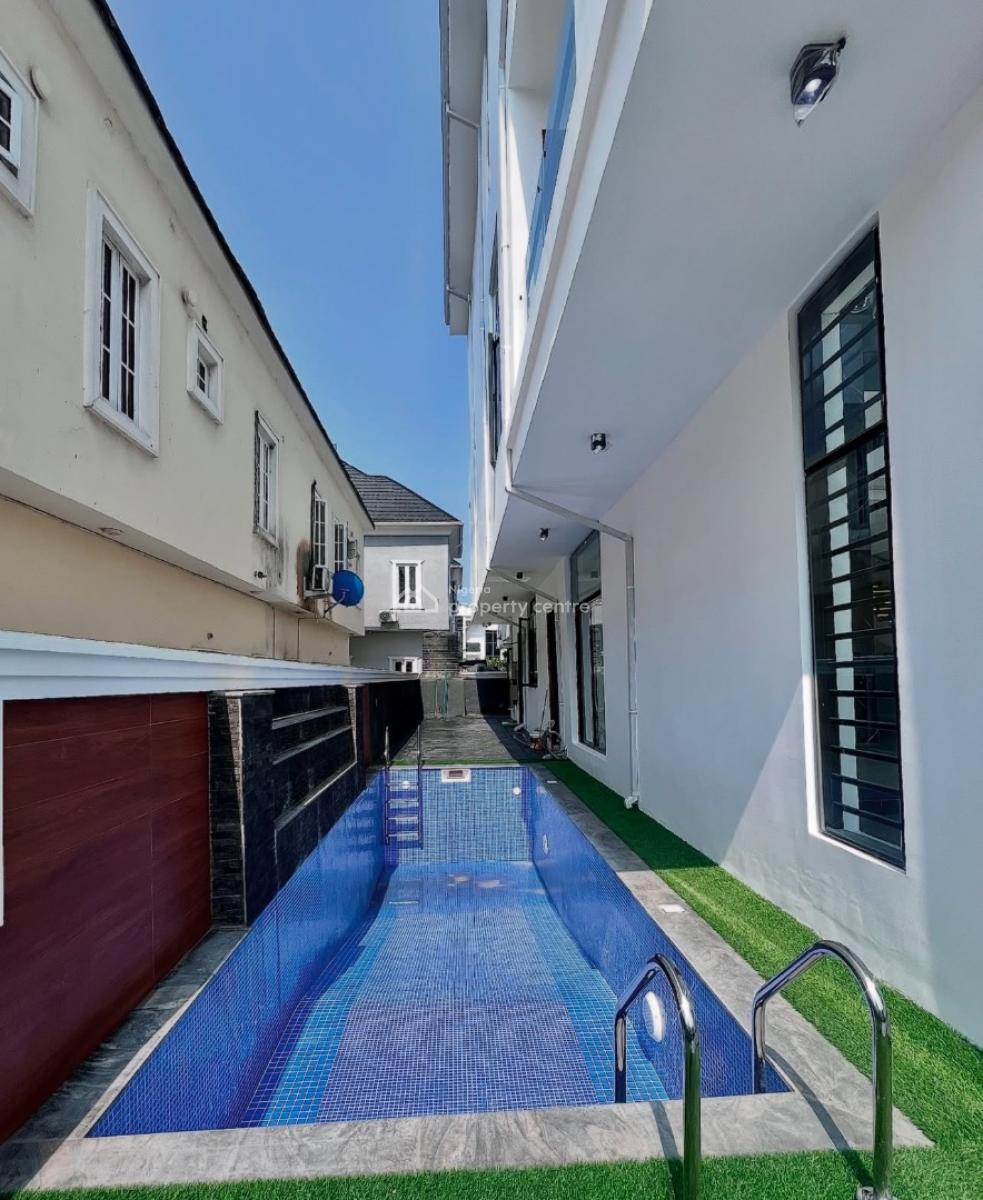 Contemporary 5 Bedroom Fully Detached Slpool with Cinema, Rooftop, Lekky County Homes, Ikota, Lekki, Lagos, Detached Duplex for Sale