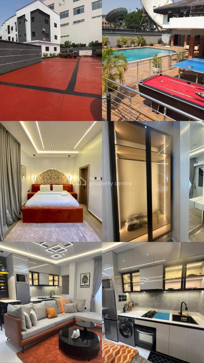 Luxurious 1 Bed with Swimming Pool, Off Adeola Odeku, Victoria Island (vi), Lagos, Flat / Apartment Short Let