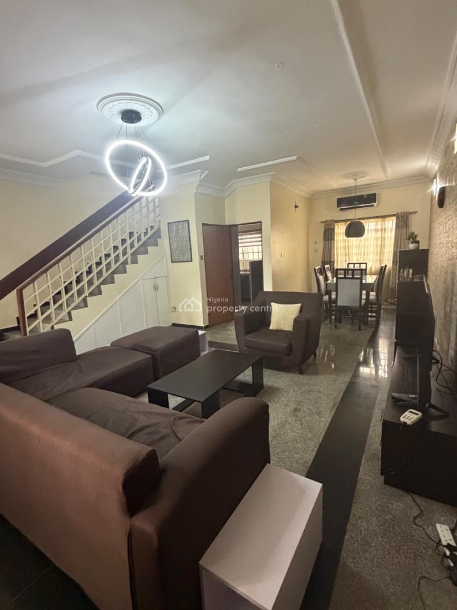 Furnished and Serviced Two Bedroom Terrace Duplex, Ajisafe Street, Ikeja Gra, Ikeja, Lagos, Terraced Duplex for Rent