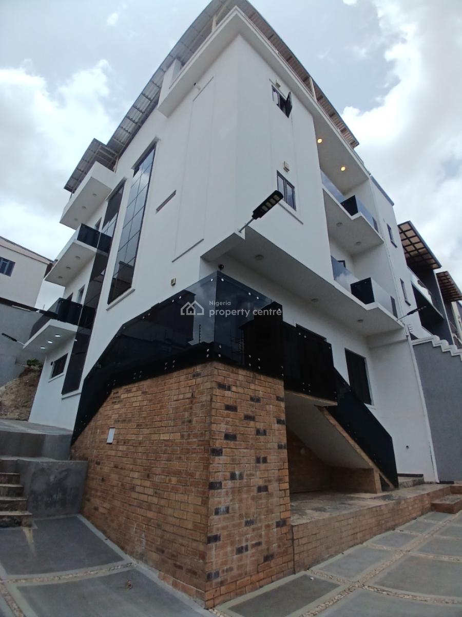Brand New 4 Bedroom Detached Duplex with  2room Bq, with a  Elevator, Guzape Abuja Diplomatic Zone, Guzape District, Abuja, Detached Duplex for Sale