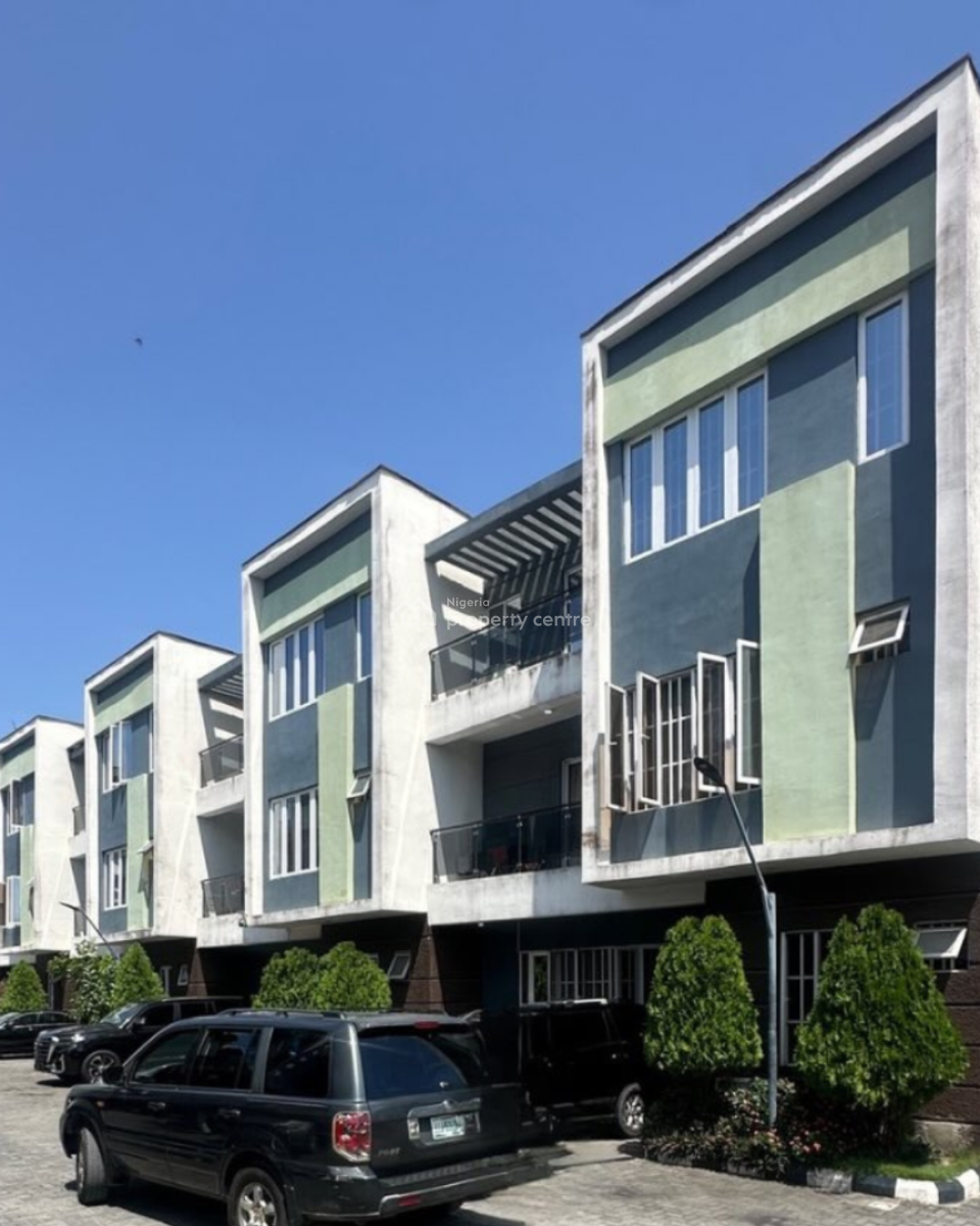 5 Bedroom Terrace Duplex with Bq, Ikate, Lekki, Lagos, Terraced Duplex for Rent
