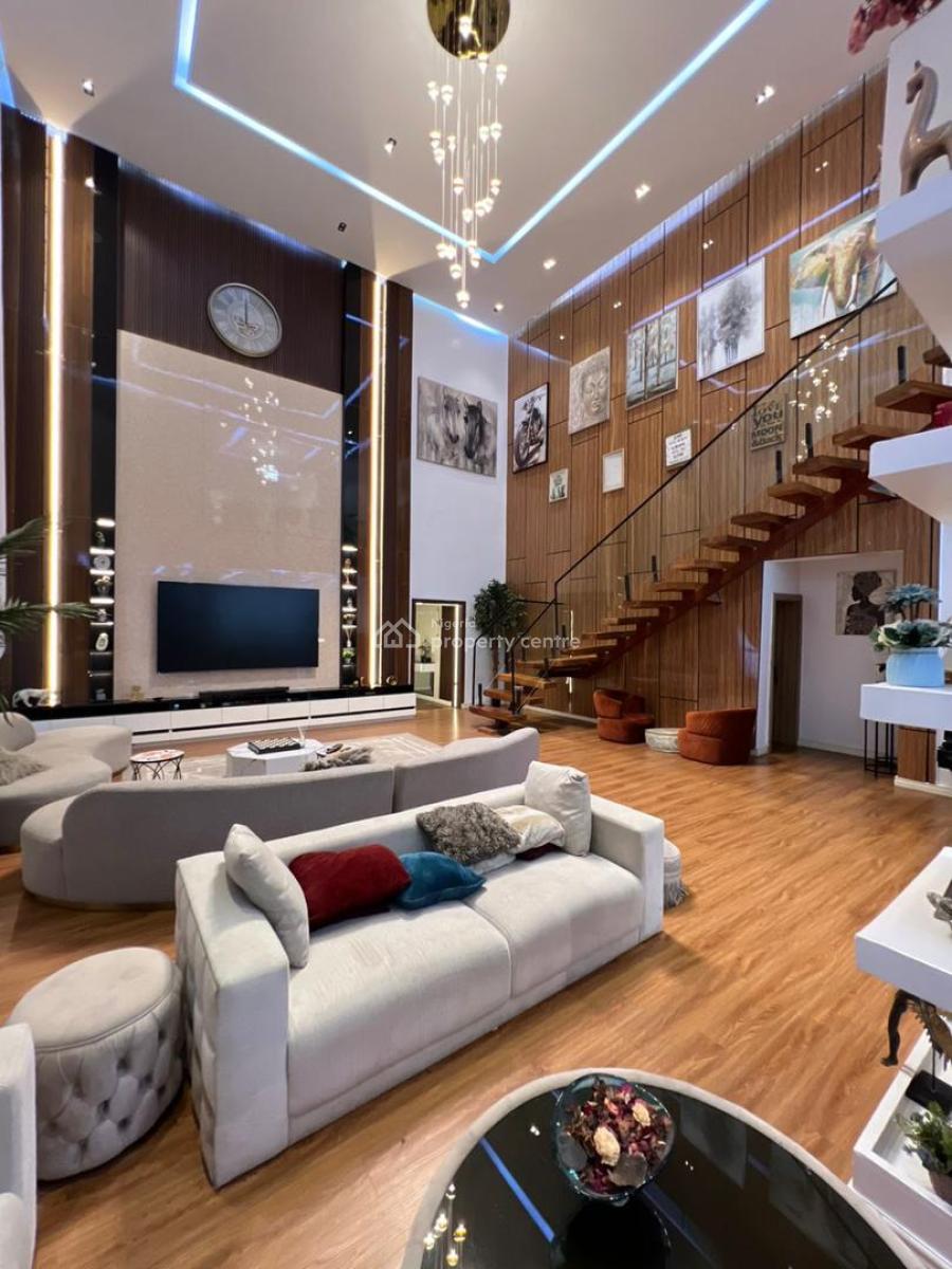Luxury Furnished 5 Bedroom Detached House with Pool and Premium Facili, Osapa London, Lekki, Lagos, Detached Duplex for Sale