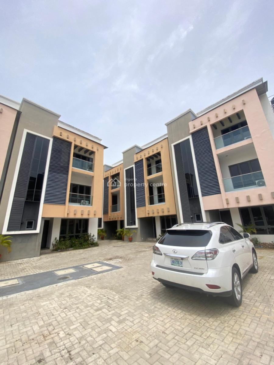 Luxury 4 Bedroom Fully Service Terrace Duplex with Bq Available, Banana Island, Banana Island, Ikoyi, Lagos, Terraced Duplex for Rent