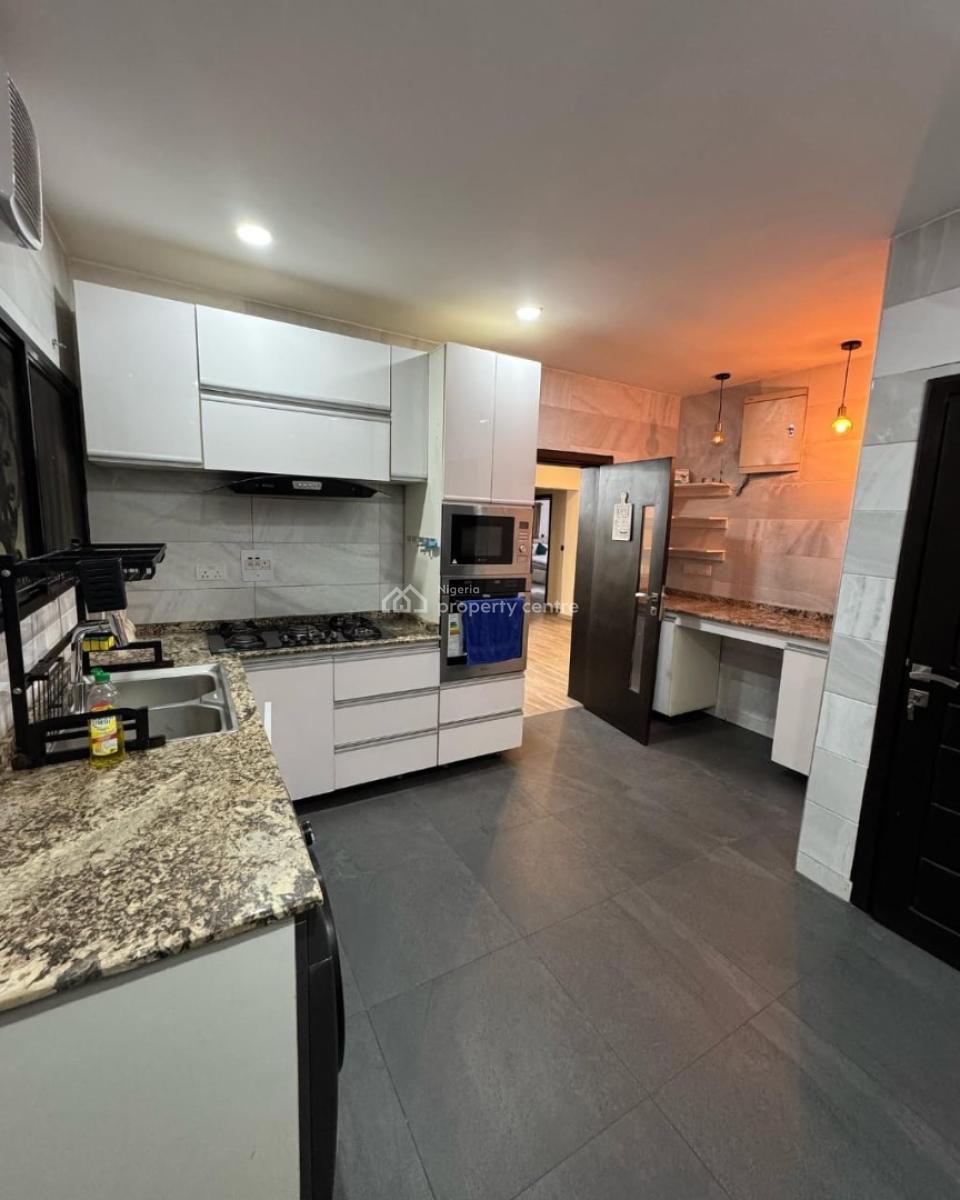 Furnished & Serviced Luxury 3 Bedrooms Apartment with Pool, Bq, Ikate Lekki Lagos, Ikate, Lekki, Lagos, Flat / Apartment for Rent