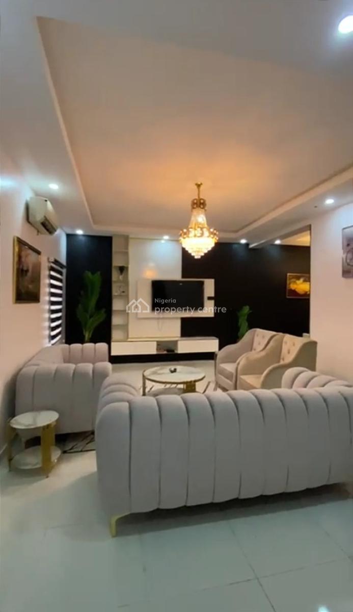 Furnished Ensuit 3 Bedroom  Luxury Terrace House, Ocean Palm Estate, Sangotedo, Ajah, Lagos, Terraced Duplex for Rent