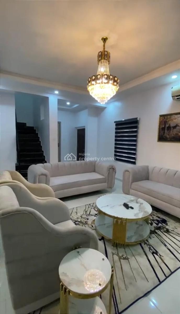 Furnished Ensuit 3 Bedroom  Luxury Terrace House, Ocean Palm Estate, Sangotedo, Ajah, Lagos, Terraced Duplex for Rent