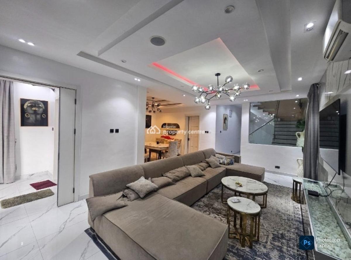 Lovely & Cosy 5-bed Luxury Mansion, 2nd Avenue Estate, Ikoyi, Lagos, Detached Duplex for Rent
