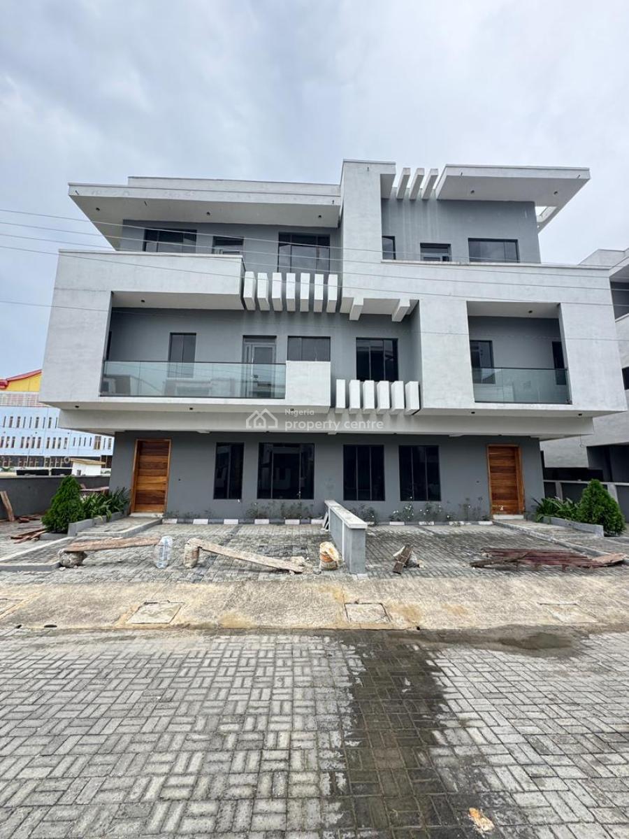 Alluring 4bedroom Semi Detached Duplex with Bq, Osapa, Lekki, Lagos, Semi-detached Duplex for Sale