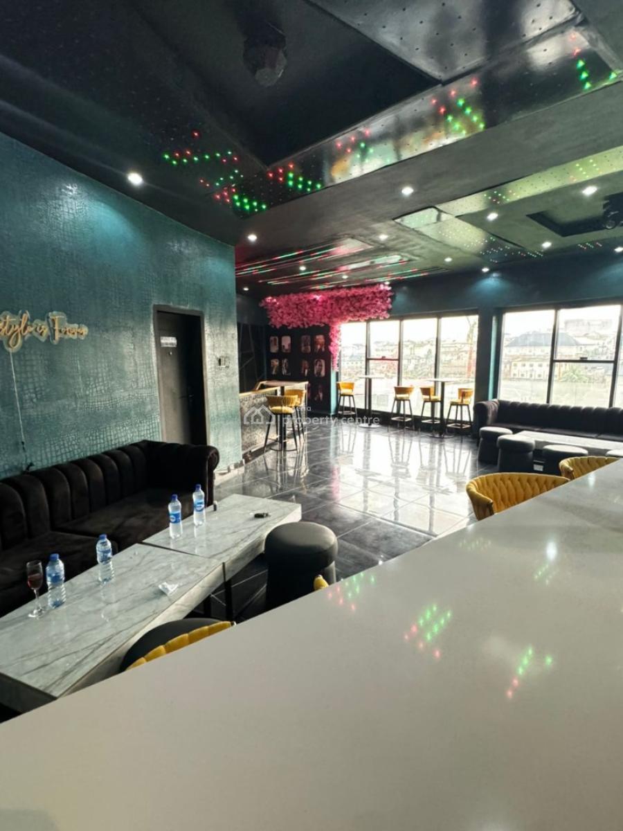 Self Compound Lounge/restaurant with Pitch, Gra Phase 1, Magodo, Lagos, Restaurant / Bar for Rent