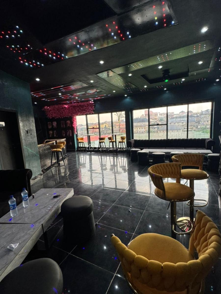 Self Compound Lounge/restaurant with Pitch, Gra Phase 1, Magodo, Lagos, Restaurant / Bar for Rent