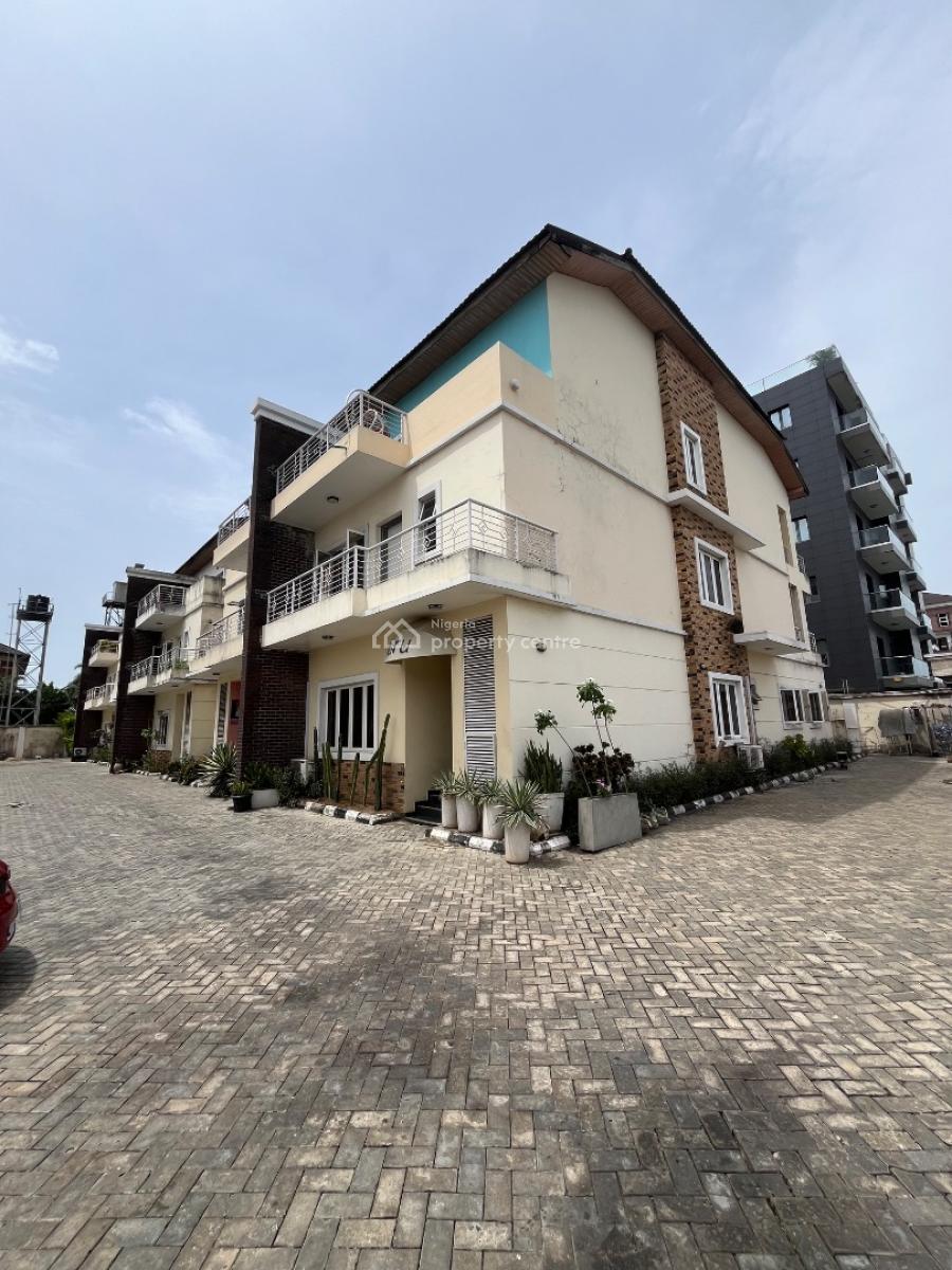 Standard 4bed Terrace for Commercial and Residential Use, Lekki Phase 1, Lekki, Lagos, Terraced Duplex for Rent