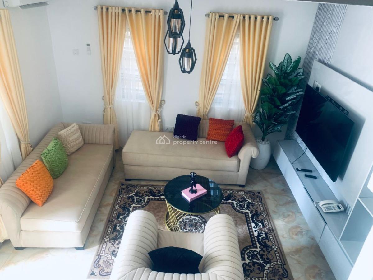 Luxury Furniture 3 Bedroom Apartment with Excellent Facility, Silver Land Gate, Theranex Sangotedo Ajah., Sangotedo, Ajah, Lagos, Flat / Apartment for Rent