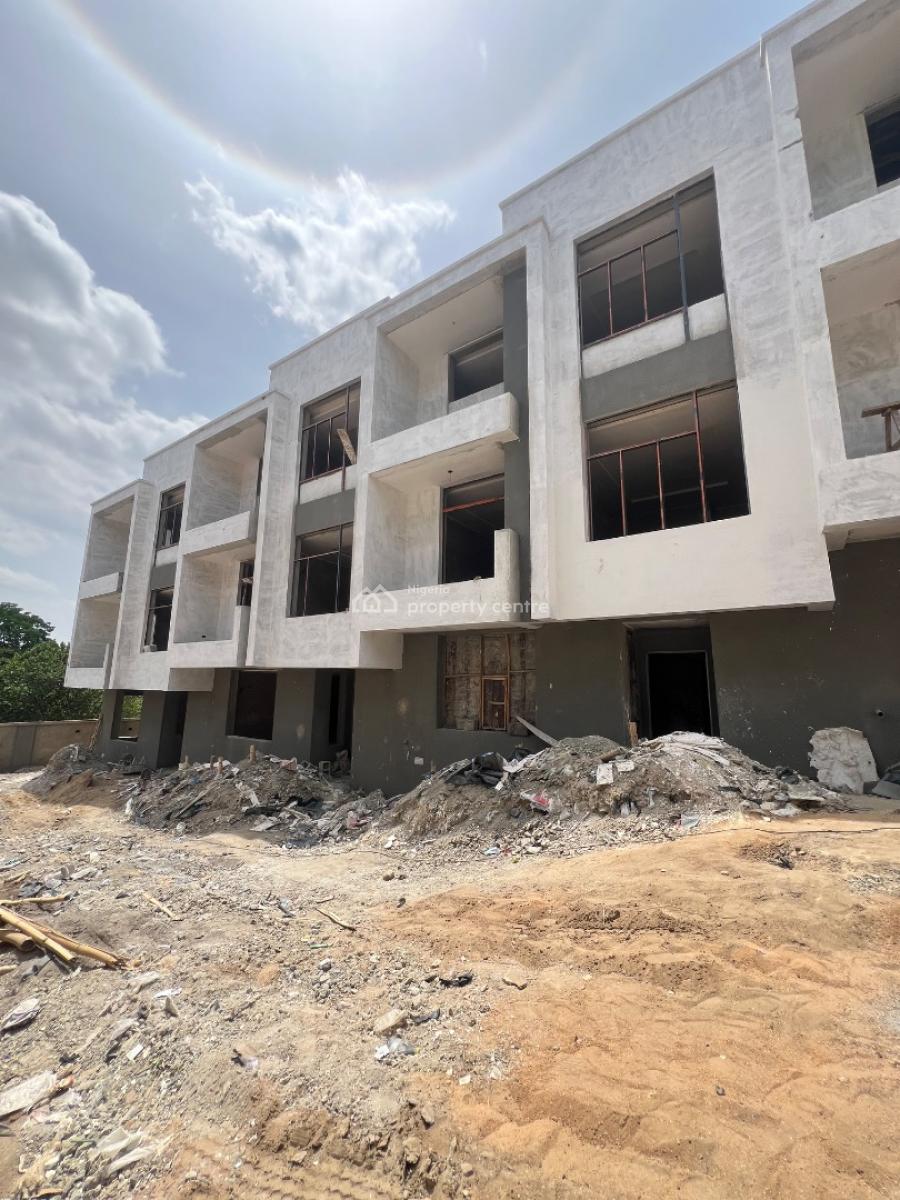 Exquisite 4 Bedroom Terrace Duplex + Bq, Wuye, Abuja, Terraced Duplex for Sale
