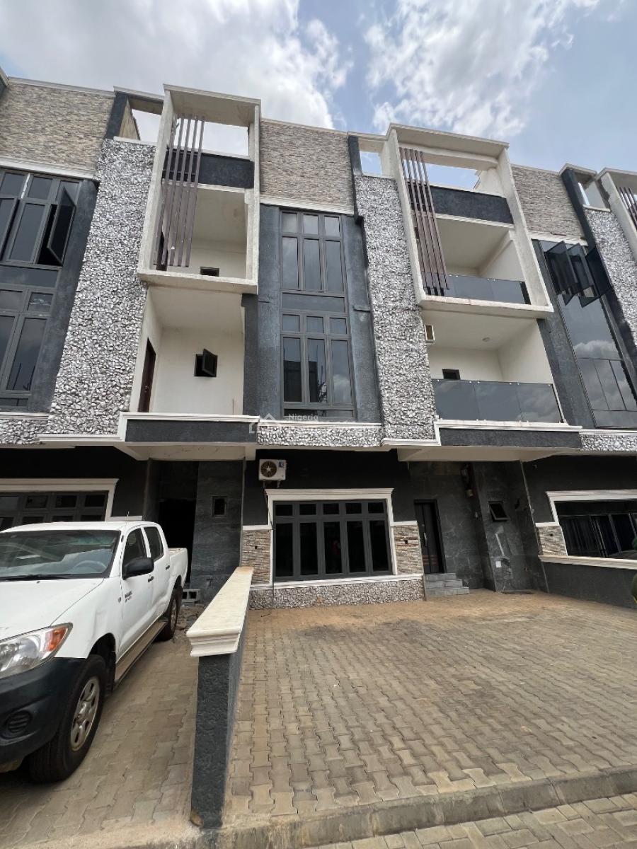Luxury 4 Bedroom Terrace + Bq, Wuye, Abuja, Terraced Duplex for Sale