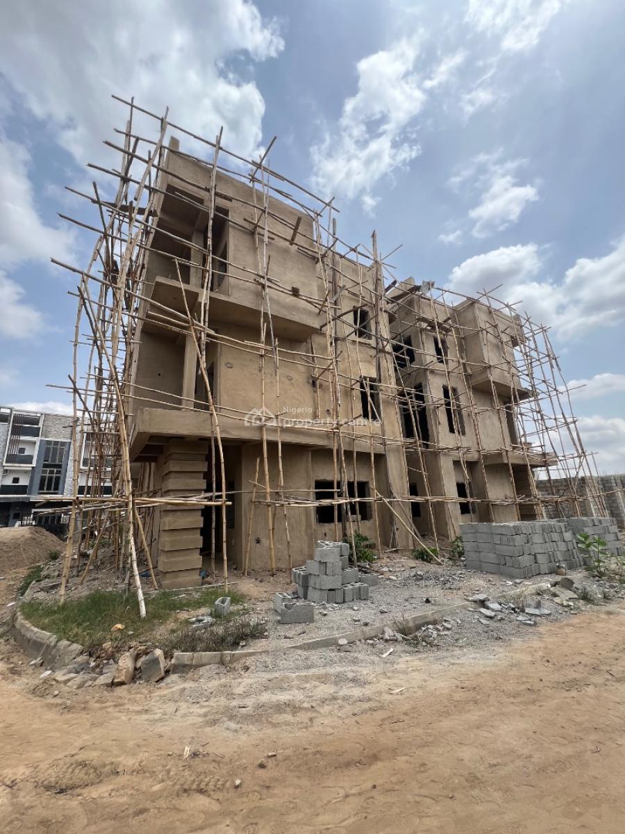 Exquisite 5 Bedroom Detached Duplex + Bq, Wuye, Abuja, Terraced Duplex for Sale