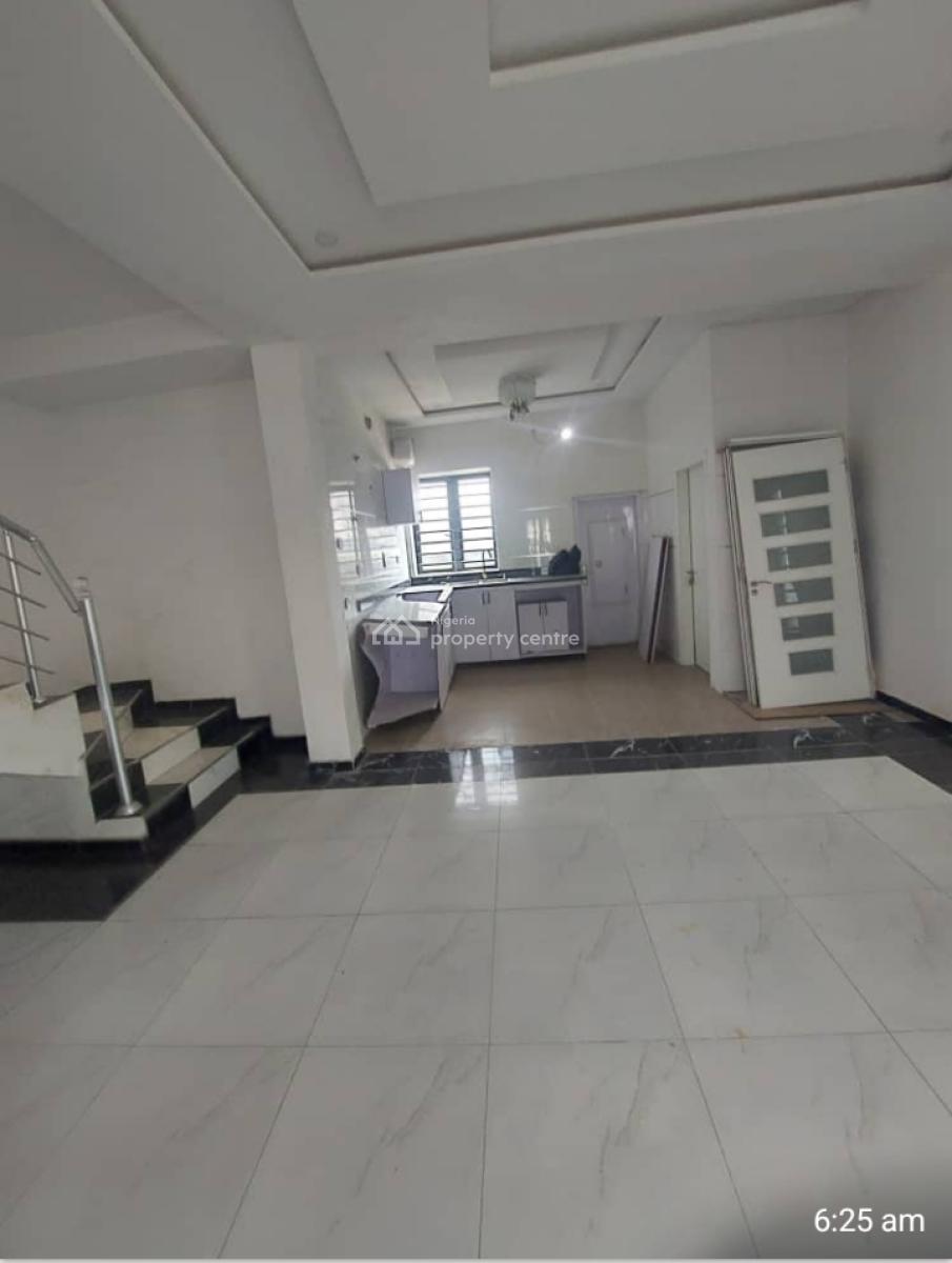 New and Spacious 3-bedroom Terrace Duplex with Bq* Fitted Kitchen Lekk, Ikota School Side in an Estate, Lekki, Ikota, Lekki, Lagos, Terraced Duplex for Rent