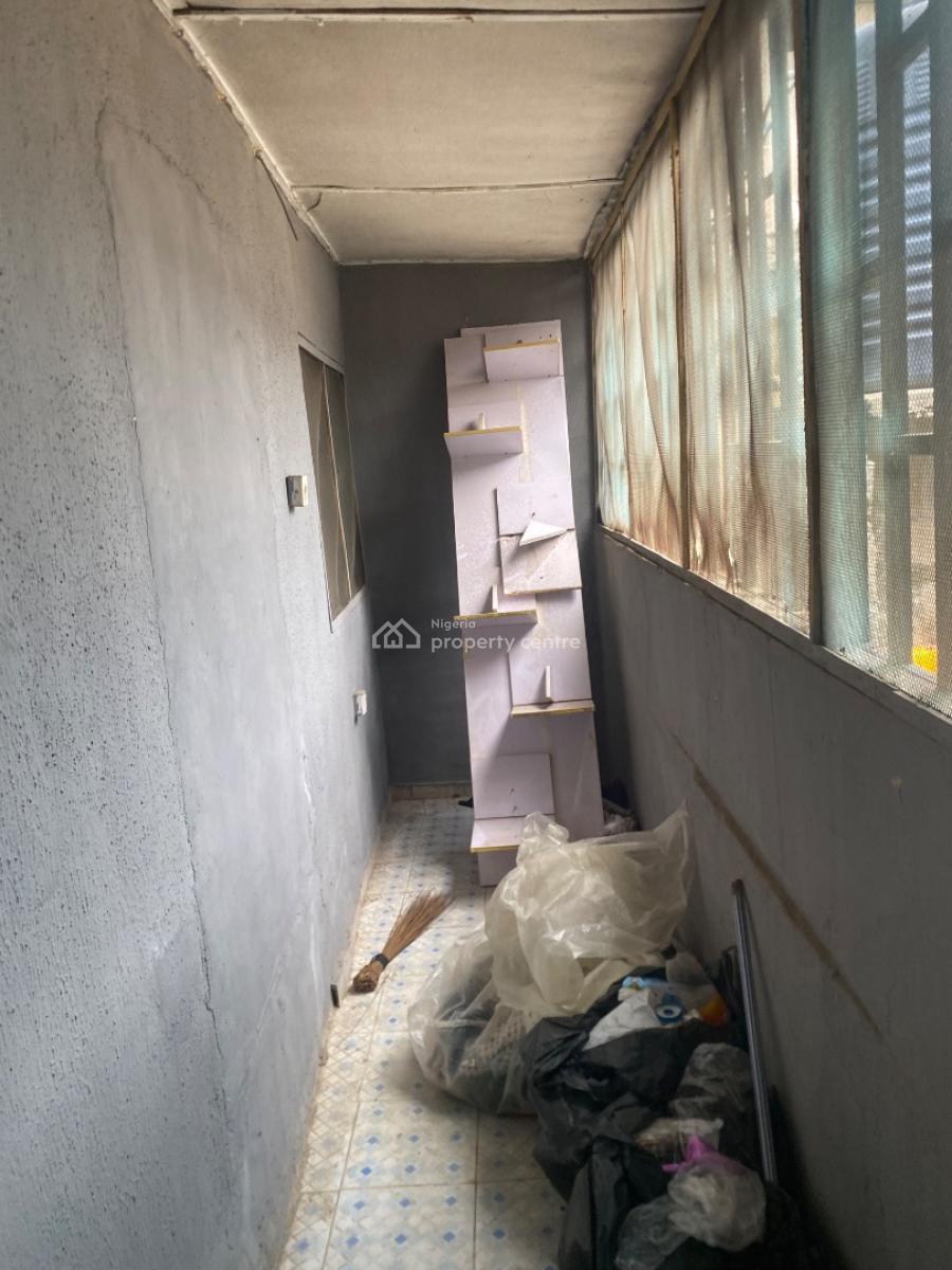 Well Maintained Mini Flat with Balcony in Converted Bungalow, Mangoro, Ikeja, Lagos, Mini Flat (room and Parlour) for Rent