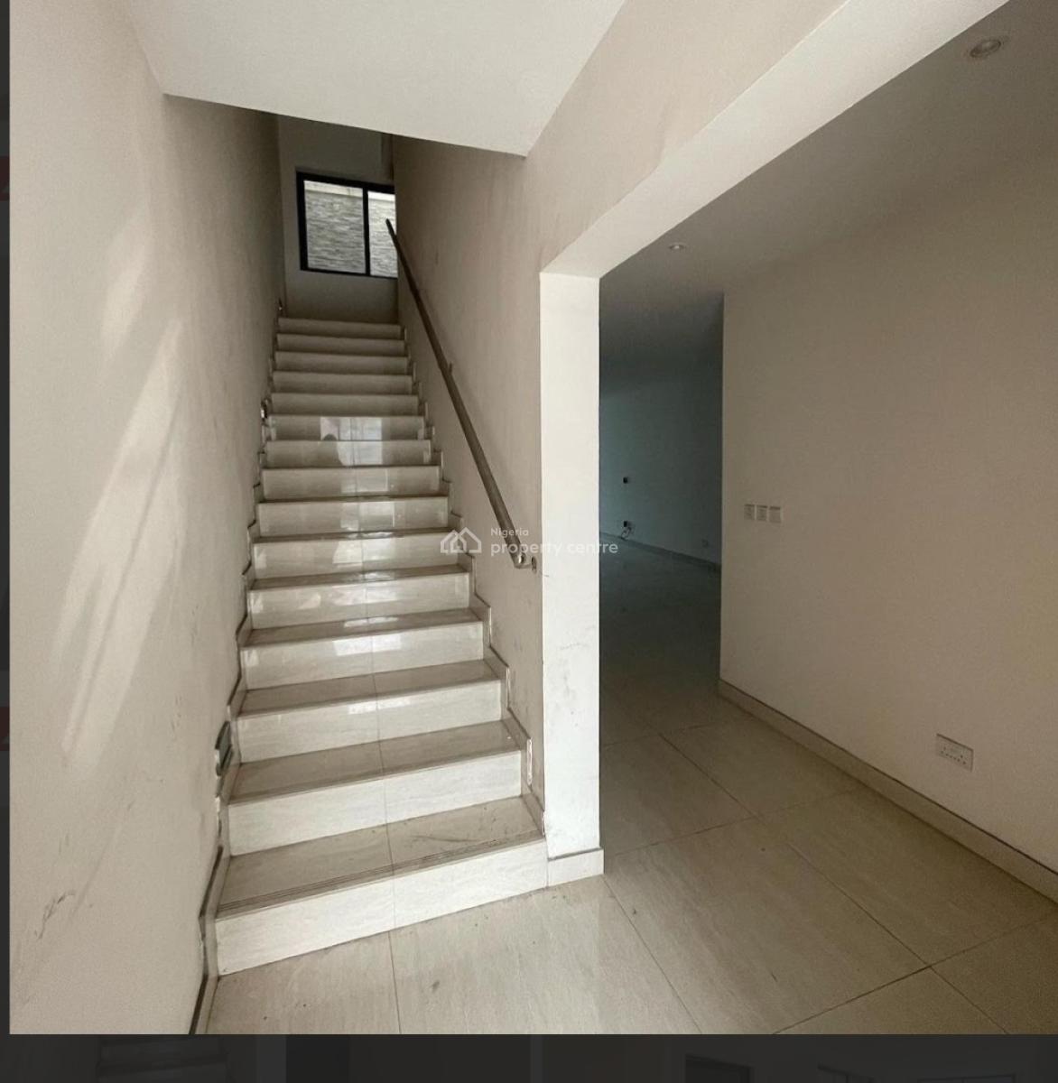 4 Bedroom Terraced House with Bq & Private Courtyard, Chevron Alternative, Lekki, Lagos, Terraced Duplex for Rent