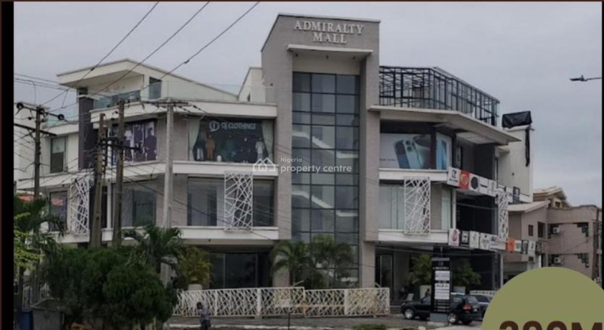 110 Sqm Commercial Shop Space Within High Traffic Environ, Admiralty Mall, Lekki Phase 1, Lekki, Lagos, Office Space for Sale