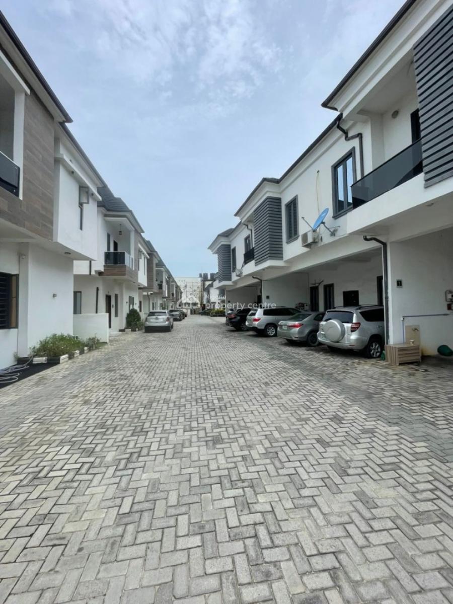 Amazing 4 Bedrooms Terraced Duplex with 2 Bacony, Orchid, Lekki Expressway, Lekki, Lagos, Terraced Duplex for Rent
