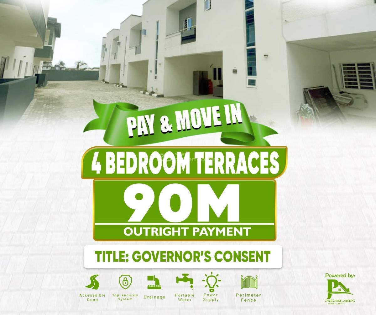 Spacious 4 Bedroom Terrace Duplex, Abijor Gra, Ibeju Lekki, Lagos, Terraced Duplex for Sale