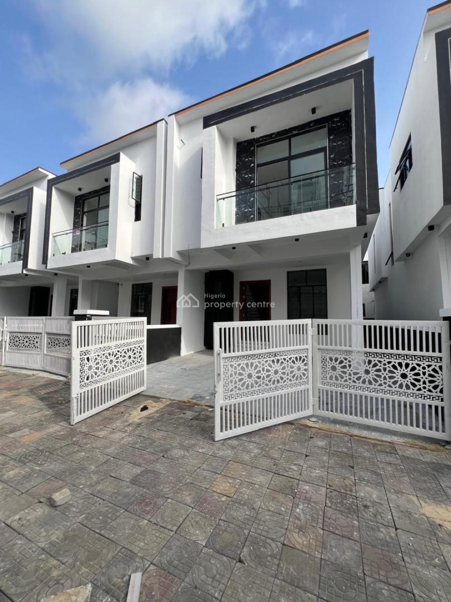 Brand New 4 Bedroom Semi Detached Duplex with Bq, Ikota, Lekki, Lagos, Semi-detached Duplex for Sale