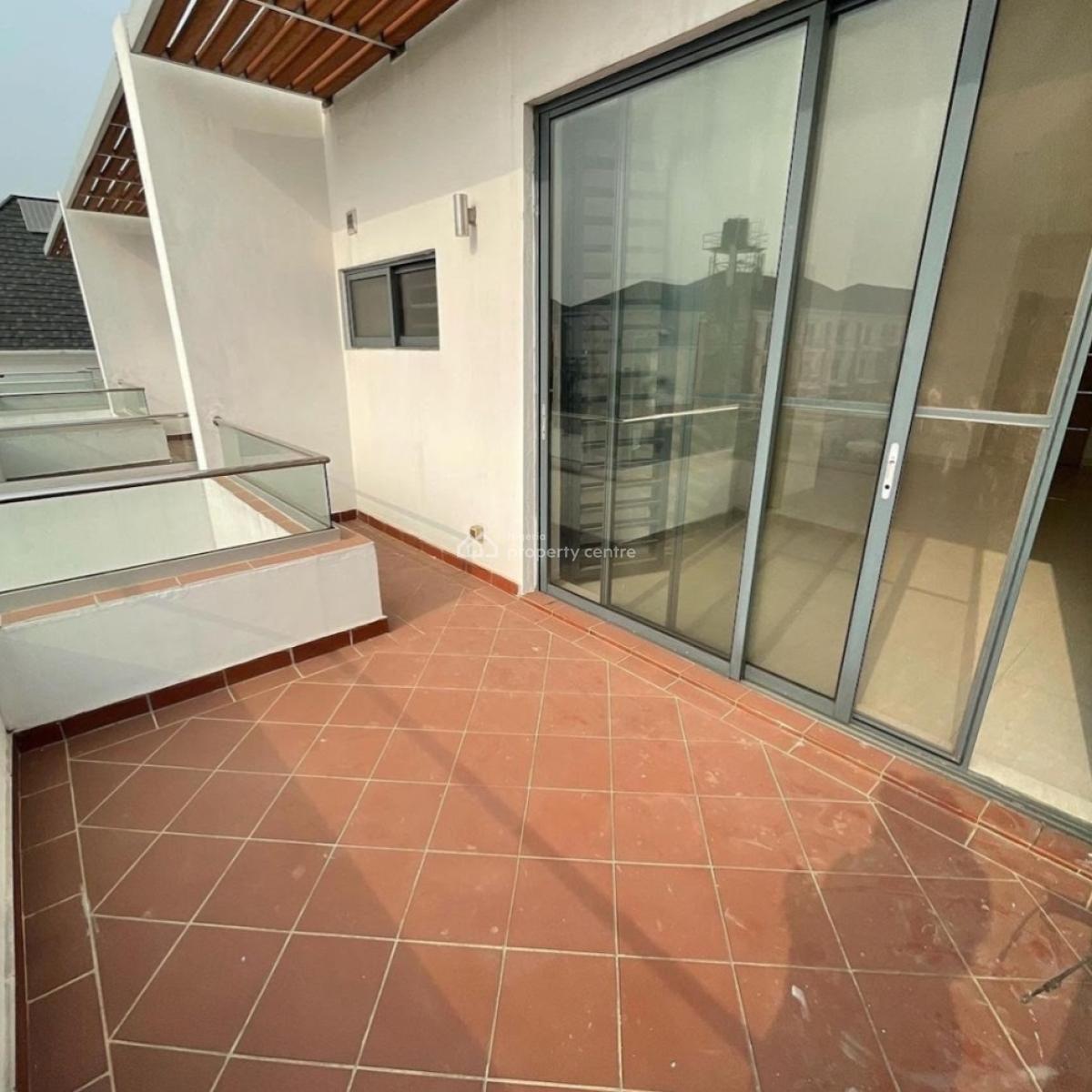 Bedroom Terraced House with Bq & Private Courtyard, Chevron, Lekki Expressway, Lekki, Lagos, Terraced Duplex for Rent