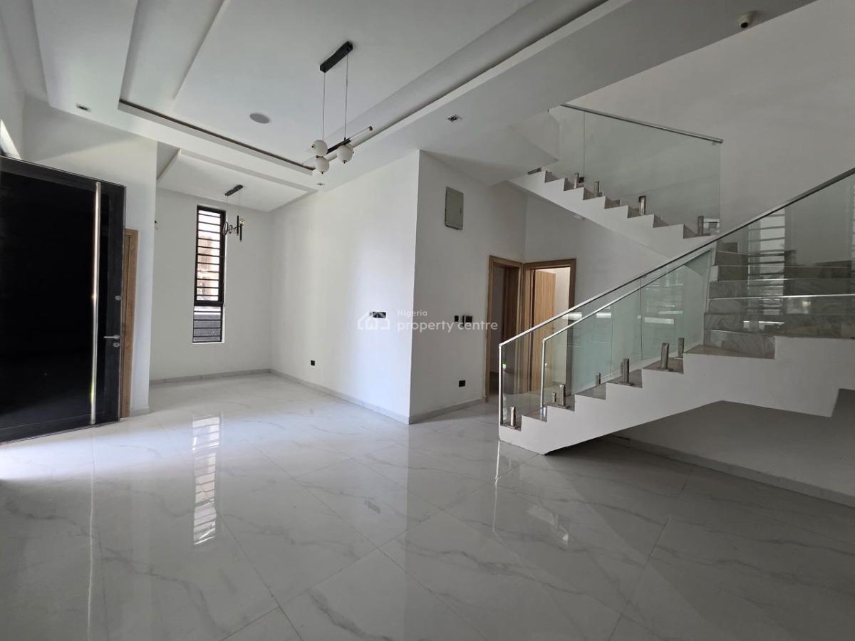 4-bedroom Semi-detached Duplex with Bq, Chevron, Lekki, Lagos, Semi-detached Duplex for Rent