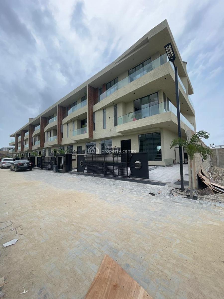 Elegant Newly 4 Bedrooms Self Compound Terrace Duplex, Lekki Phase 1, Lekki, Lagos, Terraced Duplex for Sale