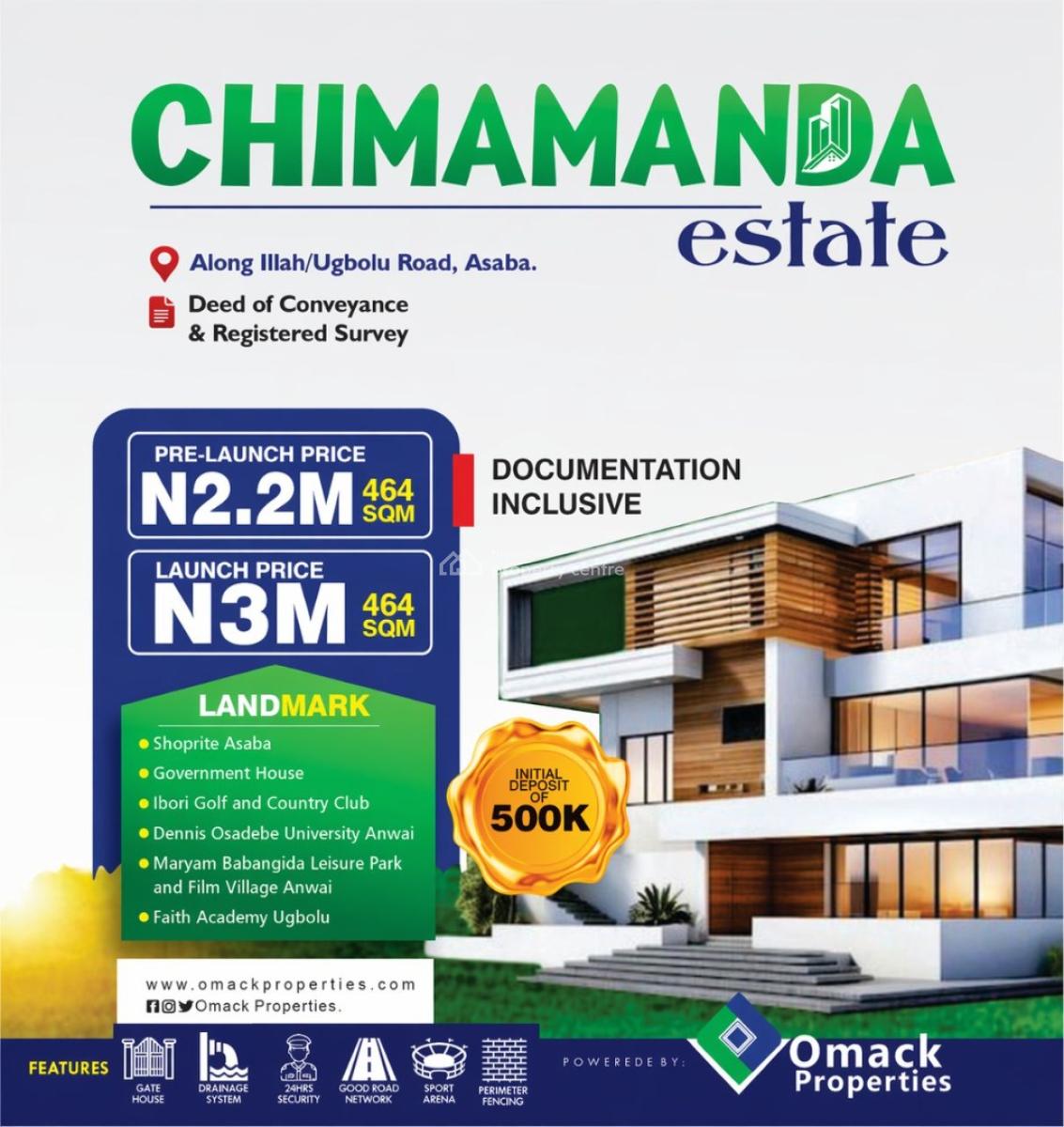 Affordable Genuine Land in a Serene Area, Illa/ugbolu Road, Asaba, Delta, Land for Sale