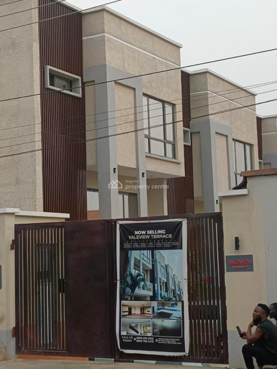 a Luxury 4 Bedroom Terrace Detached Duplex with Bq, Off Titilayo Street, Omole Phase 1, Ikeja, Lagos, House for Sale
