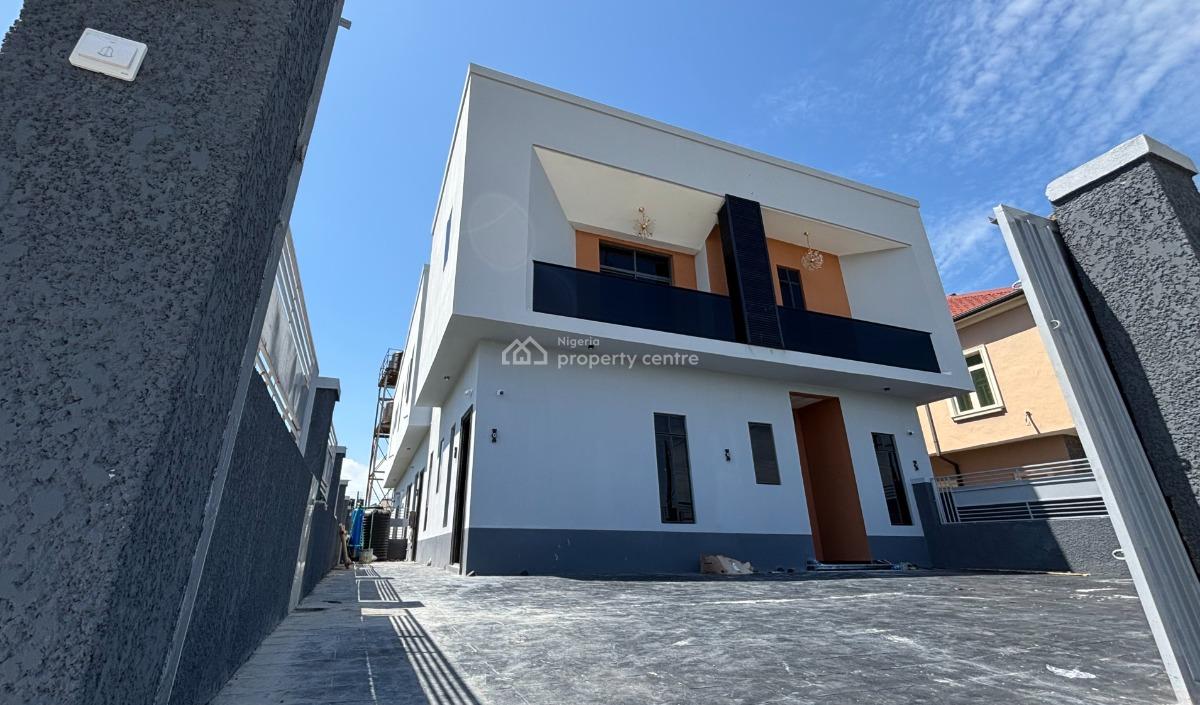 Newly Finished 4 Bedroom Semi- Detached Duplex + 10kwh+ Solar Inverter, Beechwood Estate, Imalete Alafia, Ibeju Lekki, Lagos, Semi-detached Duplex for Sale