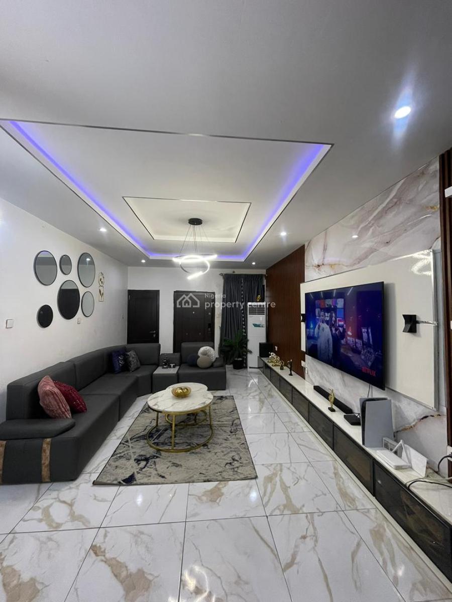 Tastefully Furnished Serviced 2 Bedroom Apartment in a Secure Estate, Ikate Ilasan, Lekki, Lagos, Flat / Apartment for Rent