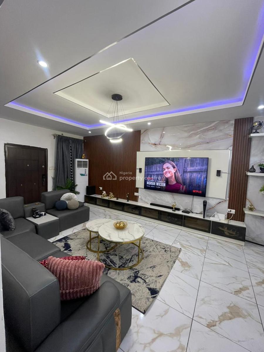 Tastefully Furnished Serviced 2 Bedroom Apartment in a Secure Estate, Ikate Ilasan, Lekki, Lagos, Flat / Apartment for Rent