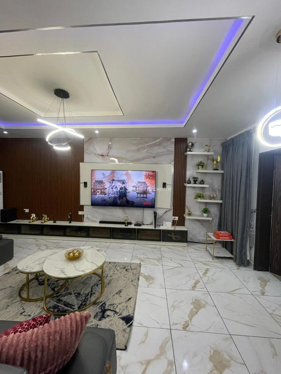 Tastefully Furnished Serviced 2 Bedroom Apartment in a Secure Estate, Ikate Ilasan, Lekki, Lagos, Flat / Apartment for Rent